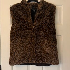 Designers Originals Brown Faux Fur Vest